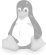 GRUBER WEBSERVICES Linux Solutions icon translucently / Linux Tux